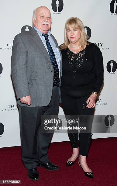 Brian Doyle-Murray and Colleen Camp attends Academy Of Motion Picture Arts And Sciences Hosts A "Wayne's World" Reunion at AMPAS Samuel Goldwyn...