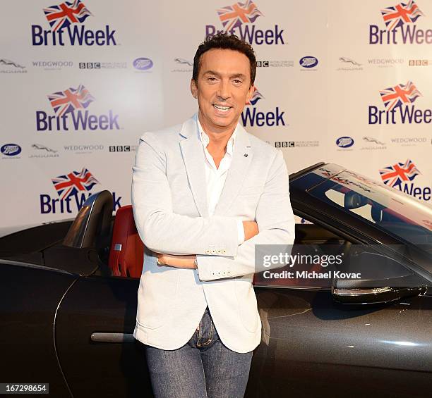 Bruno Tonioli attends the BritWeek Los Angeles Red Carpet Launch Party with Official Vehicle Sponsor Jaguar on April 23, 2013 in Los Angeles,...