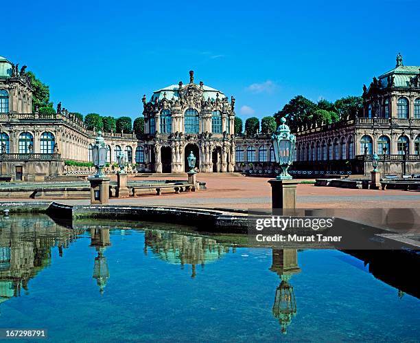 zwinger palace. dresden, germany - dresden germany stock pictures, royalty-free photos & images