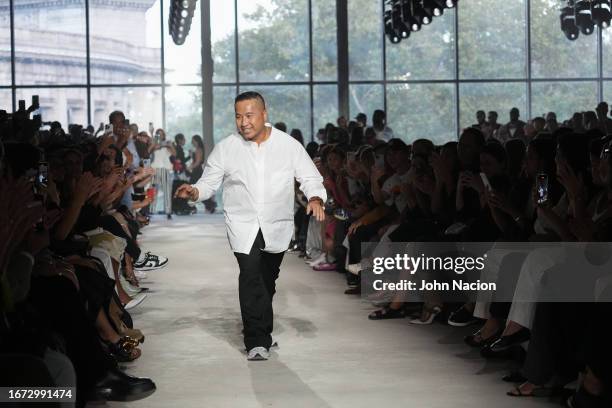 Phillip Lim walks the runway at the 3.1 Phillip Lim show during New York Fashion Week on September 10, 2023 in New York City.