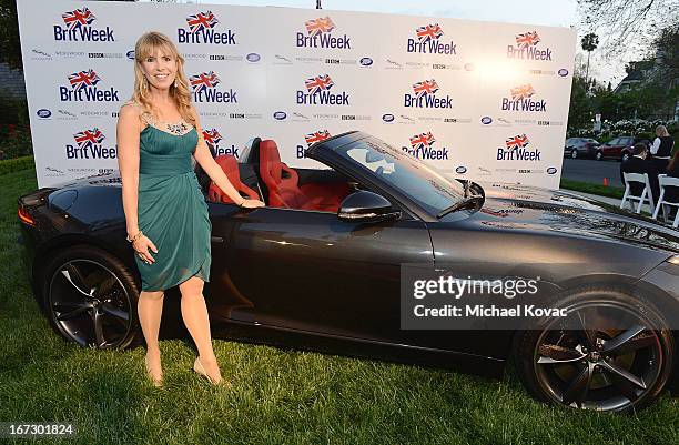 Producer Julia Verdin attends the BritWeek Los Angeles Red Carpet Launch Party with Official Vehicle Sponsor Jaguar on April 23, 2013 in Los Angeles,...