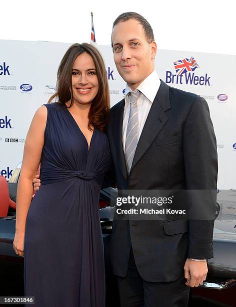 Lord Frederick Windsor and Sophie Winkleman attend the BritWeek Los Angeles Red Carpet Launch Party with Official Vehicle Sponsor Jaguar on April 23,...