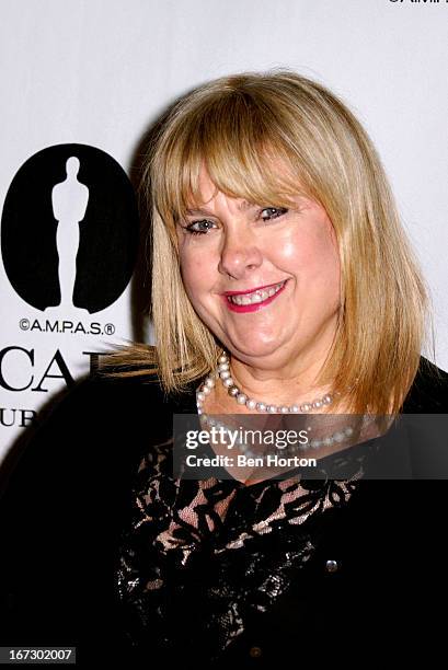 Colleen Camp attends the Academy Of Motion Picture Arts And Sciences Hosts A 'Wayne's World' Reunion at AMPAS Samuel Goldwyn Theater on April 23,...