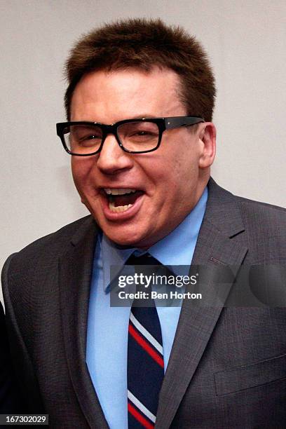 Mike Myers attends Academy Of Motion Picture Arts And Sciences Hosts A 'Wayne's World' Reunion at AMPAS Samuel Goldwyn Theater on April 23, 2013 in...