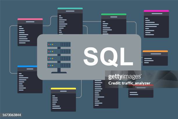 Sql Database Cartoon 86 Sql Server Stock Photos, High-Res Pictures, and Images - Getty Images