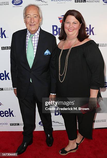 Lord Wedgwood and his guest attend the launch of the Seventh Annual Britweek Festival "A Salute to Old Hollywood" on April 23, 2013 in Los Angeles,...