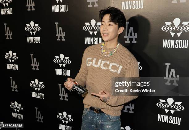 Jay Park attends the Won Soju Launch Event with Jay Park at Intercrew LA on September 10, 2023 in Los Angeles, California.