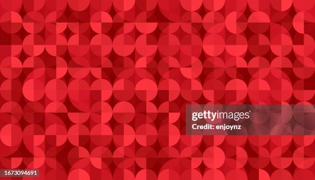seamless red christmas pattern vector background wallpaper - xmas wrapping paper stock illustrations