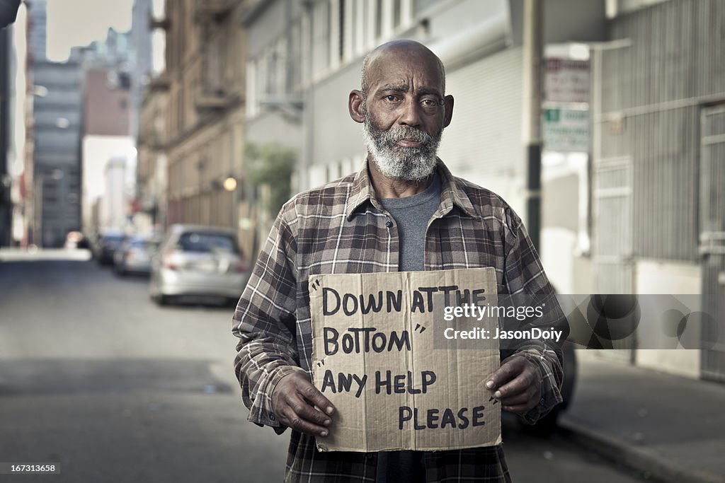 Homeless Man on the Street