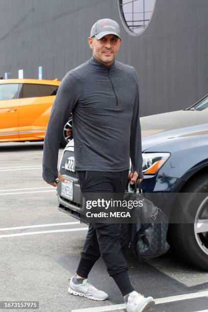 Mauricio Umansky is seen arriving at the "Dancing with the Stars" rehearsals on September 17, 2023 in Los Angeles, California.