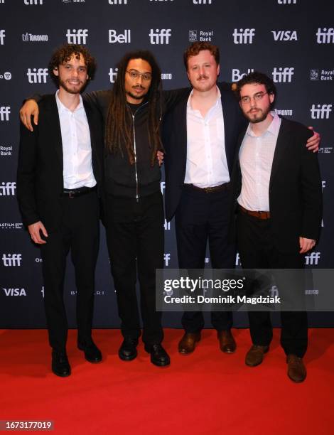 Harrison Fishman, John Paul Lopez-Ali, Dylan Redford and Samuel Fishman attend Short Cuts 2023 Programme 04 during the 2023 Toronto International...