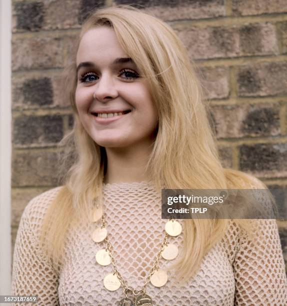 Irish actress Sinéad Cusack poses for a portrait in London, England, September 2, 1970.