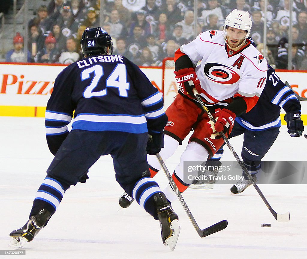 Carolina Hurricanes v Winnipeg Jets