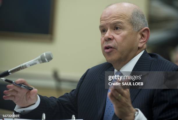 Administrator Michael Huerta of the Federal Aviation Administration testifies on the fiscal year 2014 budget before the House Appropriations...