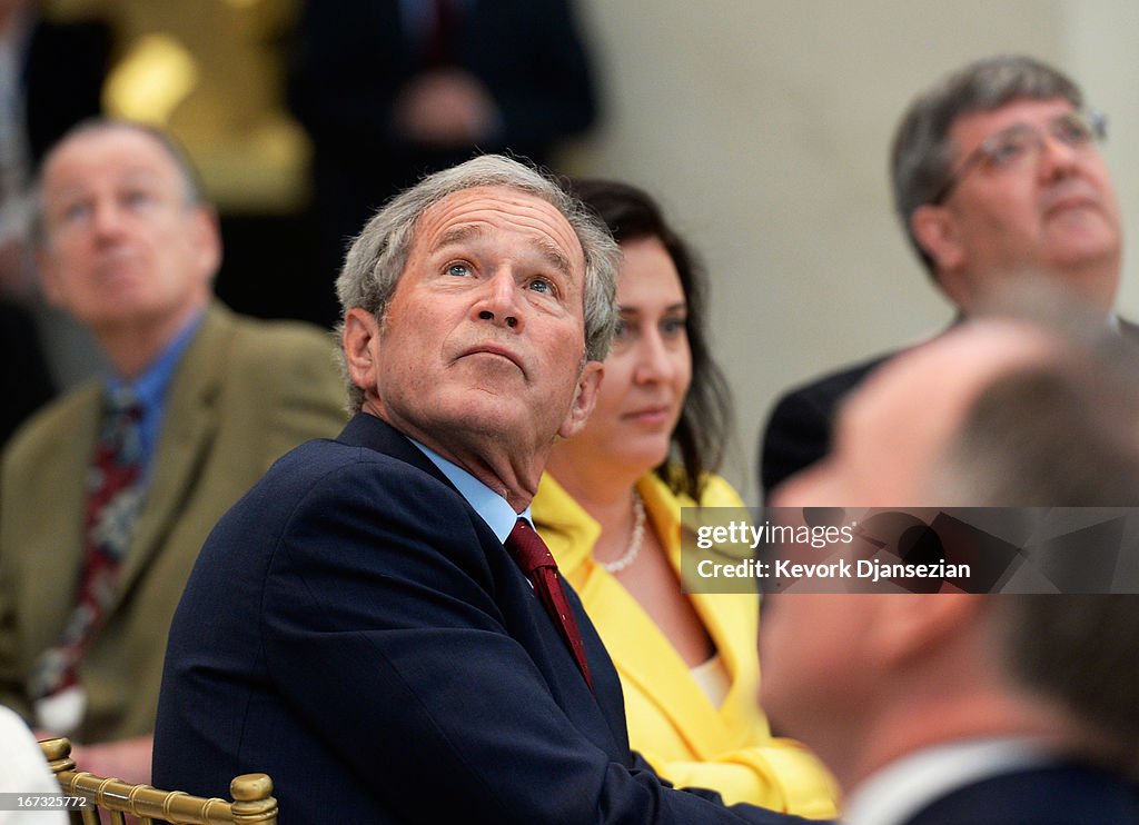 George W. Bush Presidential Library Prepares For Official Dedication Ceremony