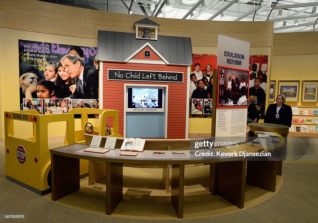 George W. Bush Presidential Library Prepares For Official Dedication Ceremony