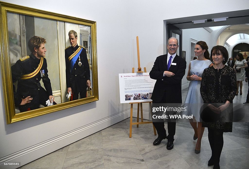 The Duchess Of Cambridge Visits The National Portrait Gallery