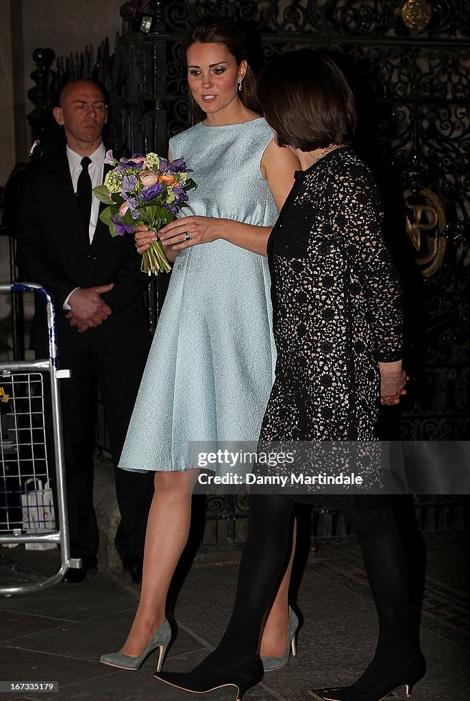 The Duchess Of Cambridge Attends The Art Room Reception