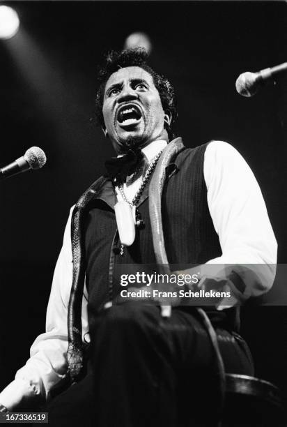 22nd AUGUST: American musician Screamin' Jay Hawkins performs at the Paradiso in Amsterdam, Netherlands on 22th August 1987.