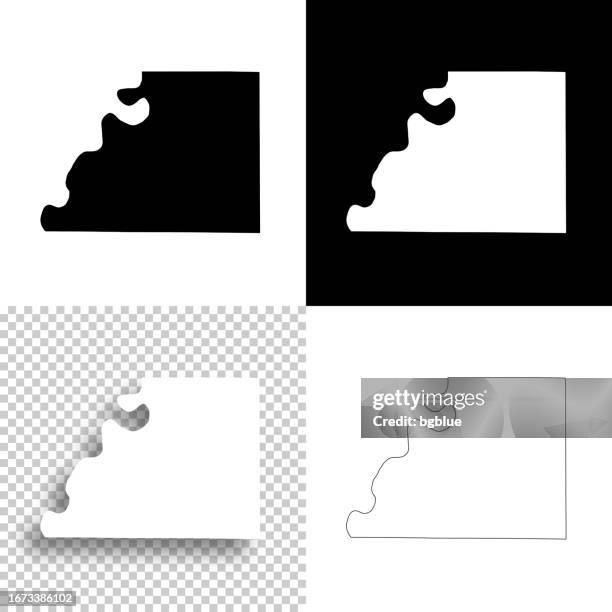 buchanan county, missouri. maps for design. blank, white and black backgrounds - st joseph missouri stock illustrations