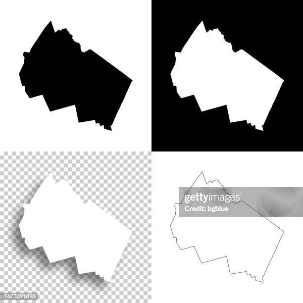 merrimack county, new hampshire. maps for design. blank, white and black backgrounds - concord new hampshire stock illustrations
