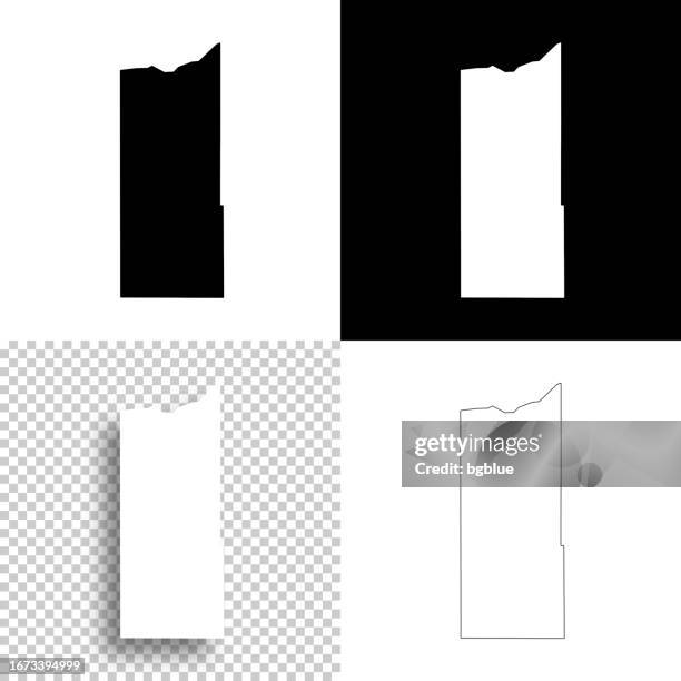 newton county, indiana. maps for design. blank, white and black backgrounds - newton stock illustrations