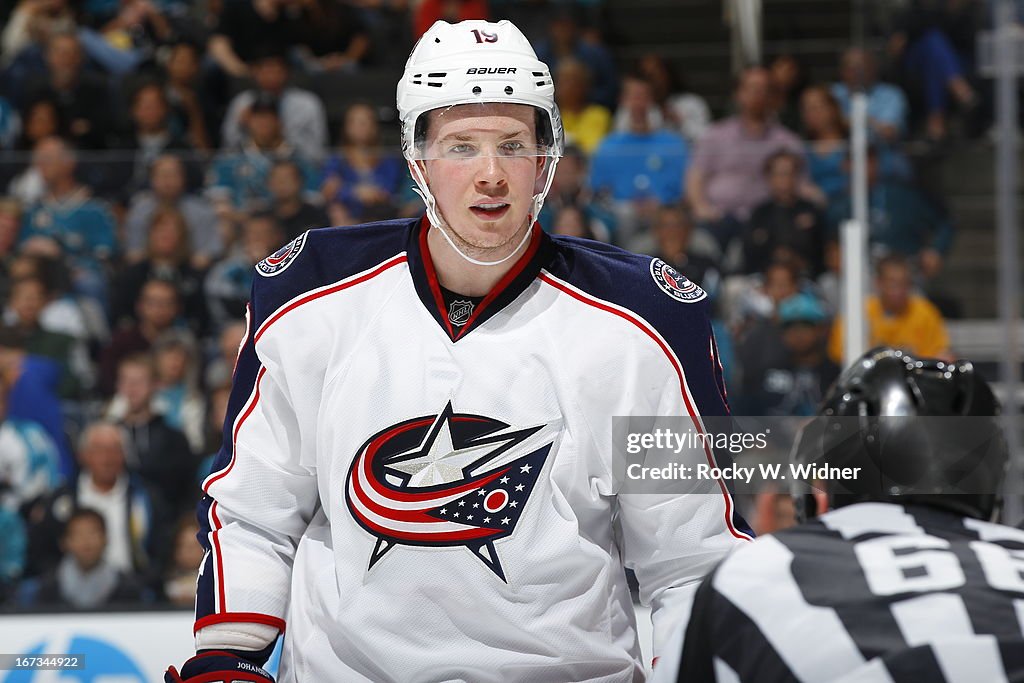 Columbus Blue Jackets v San Jose Sharks
