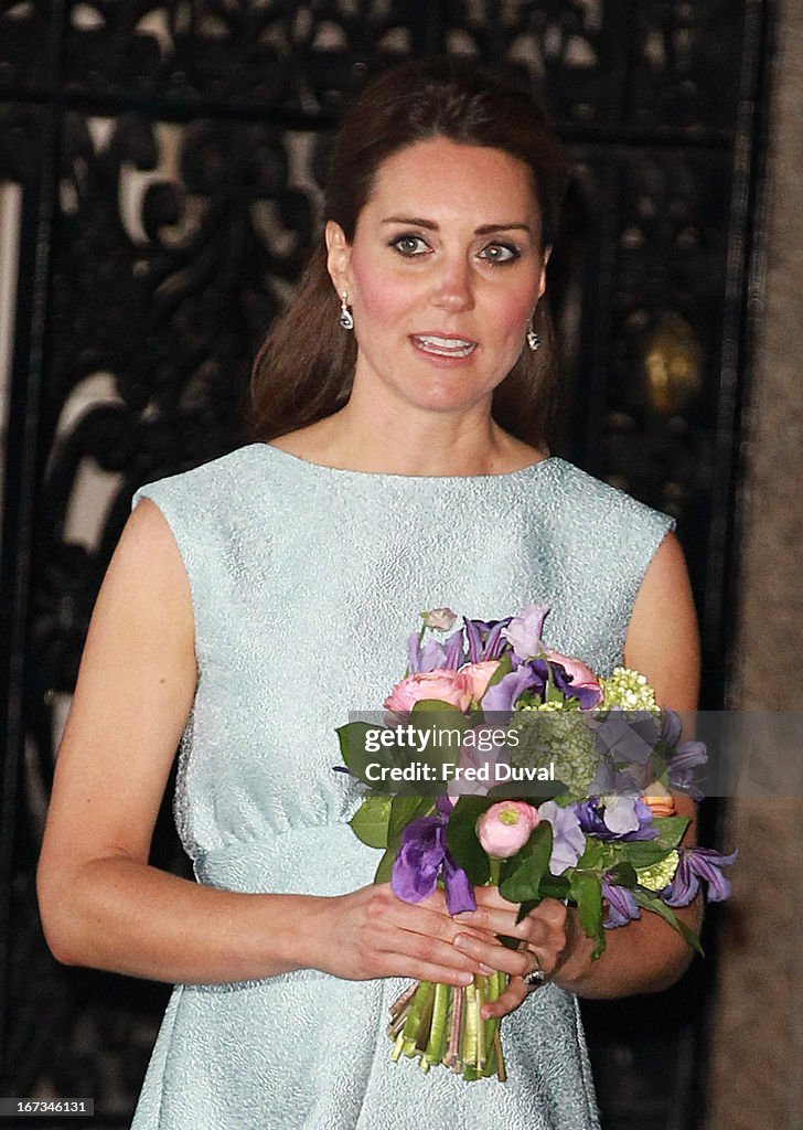 The Duchess Of Cambridge Sightings In London - April 24, 2013