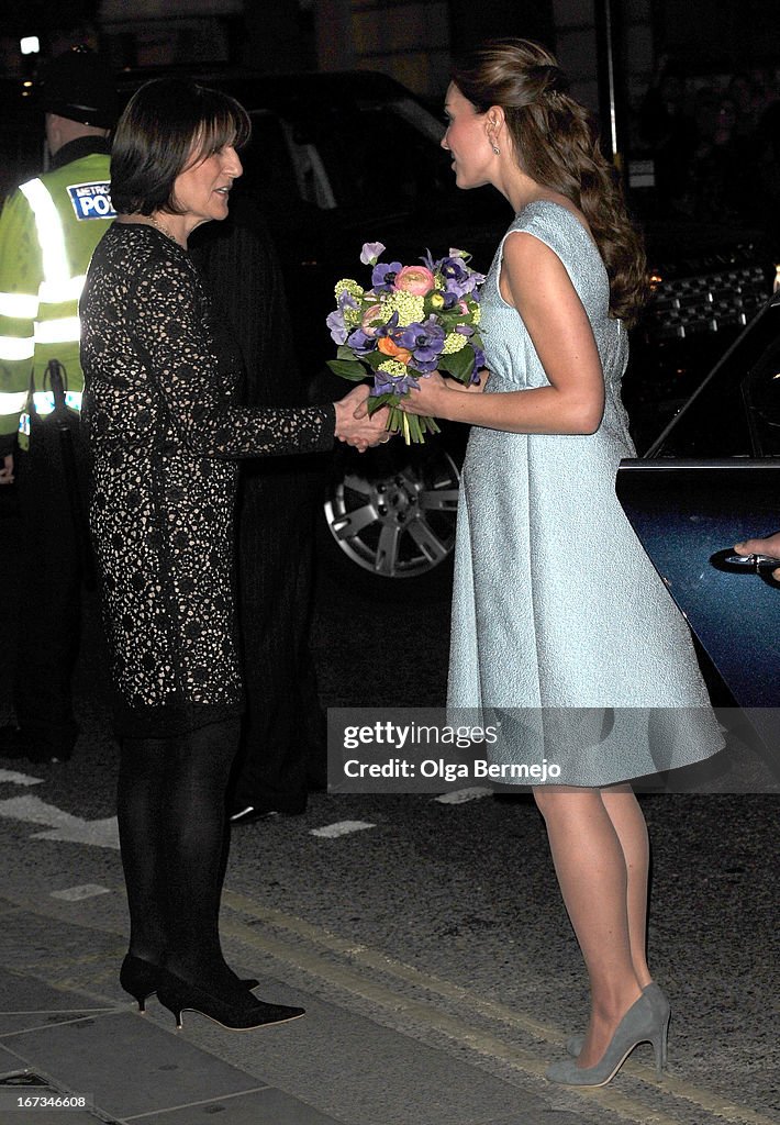 The Duchess Of Cambridge Sightings In London - April 24, 2013