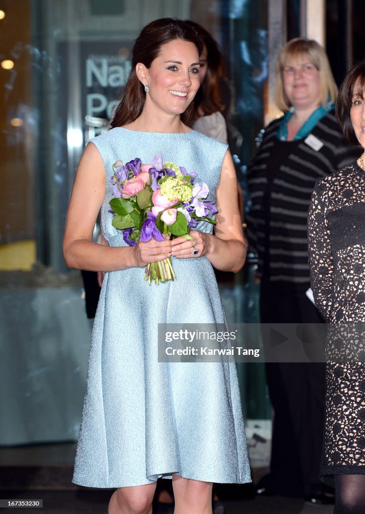 The Duchess Of Cambridge Attends The Art Room Reception