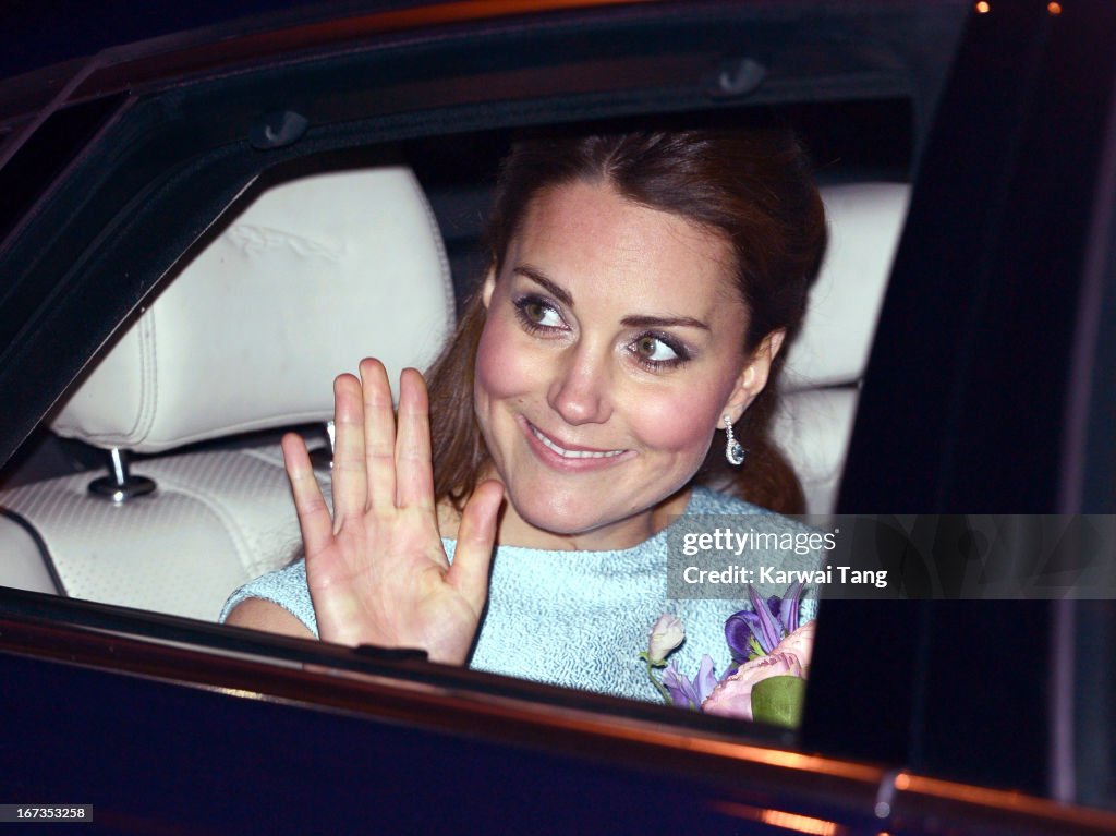 The Duchess Of Cambridge Attends The Art Room Reception