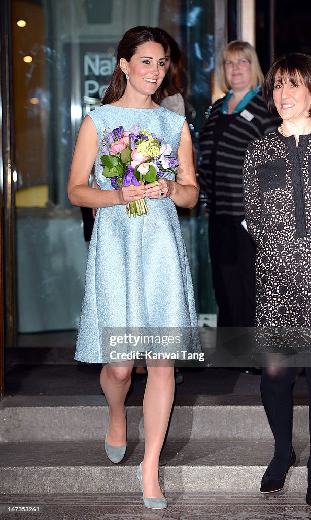 The Duchess Of Cambridge Attends The Art Room Reception