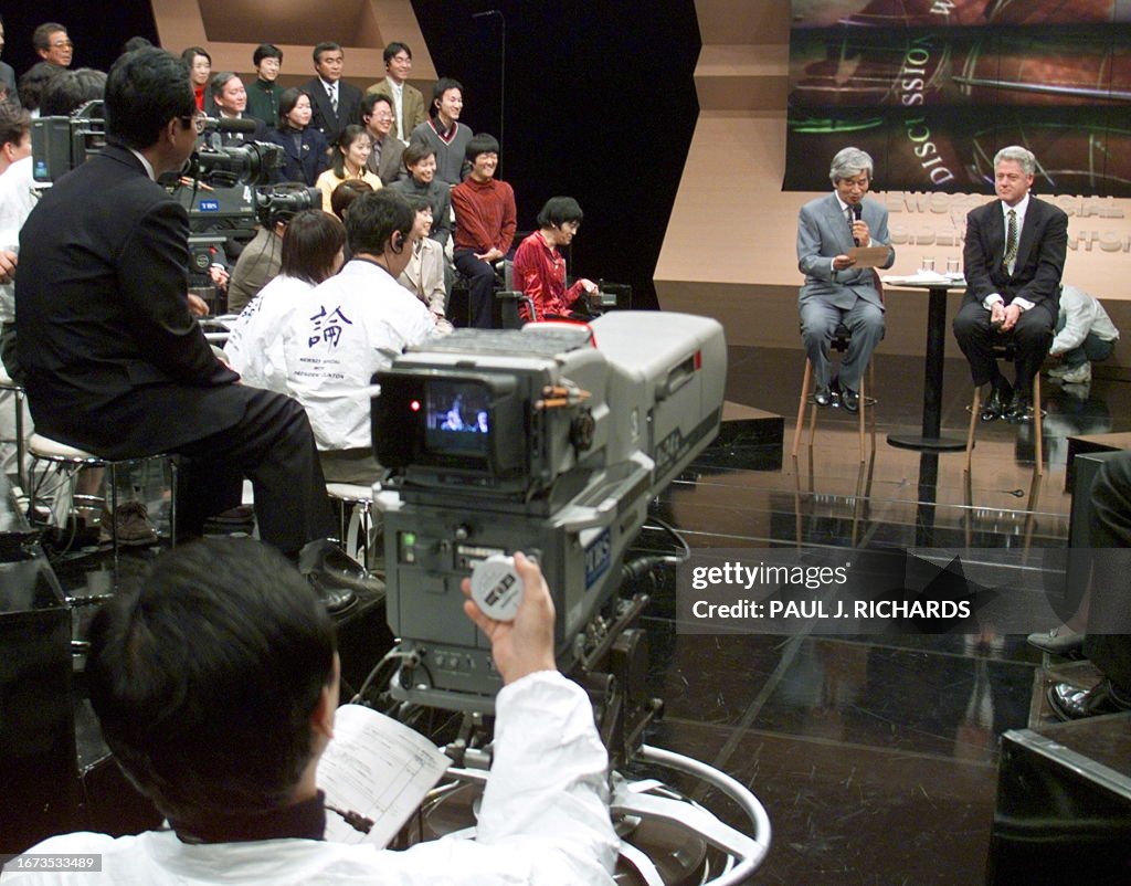 JAPAN-CLINTON-TOKYO TV