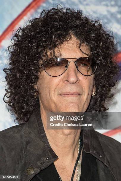 Media personality Howard Stern arrives at the "America's Got Talent" season 8 premiere party at the Pantages Theatre on April 24, 2013 in Hollywood,...