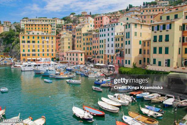 camogli - townscape stock pictures, royalty-free photos & images