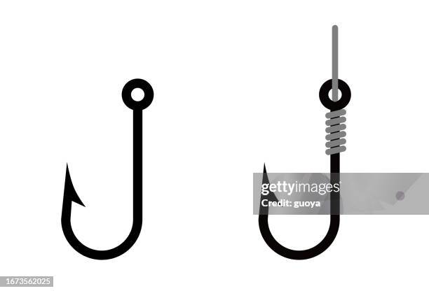 illustrations, cliparts, dessins animés et icônes de icône d’hameçon. - hameçon