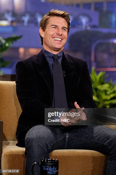 Episode 4447 -- Pictured: Actor Tom Cruise on April 24, 2013 --