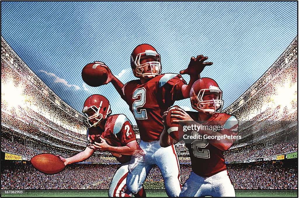 Quarterback. Futebol Americano