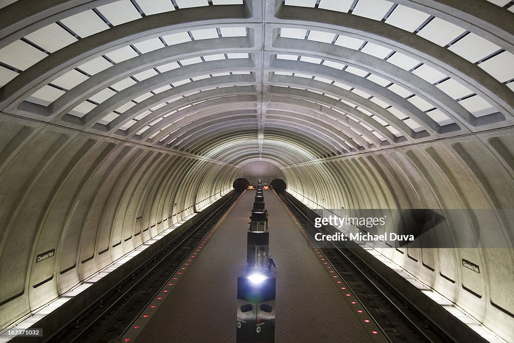 Washington DC subway stop