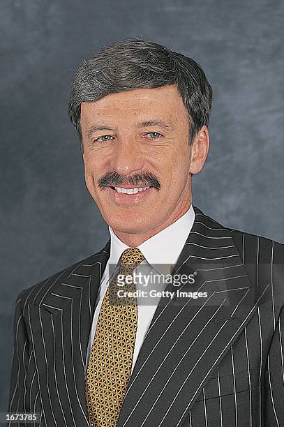 Stanley Kroenke of the Colorado Avalanche poses for a portrait on September 1, 2002 at the Pepsi Center in Denver, Colorado .