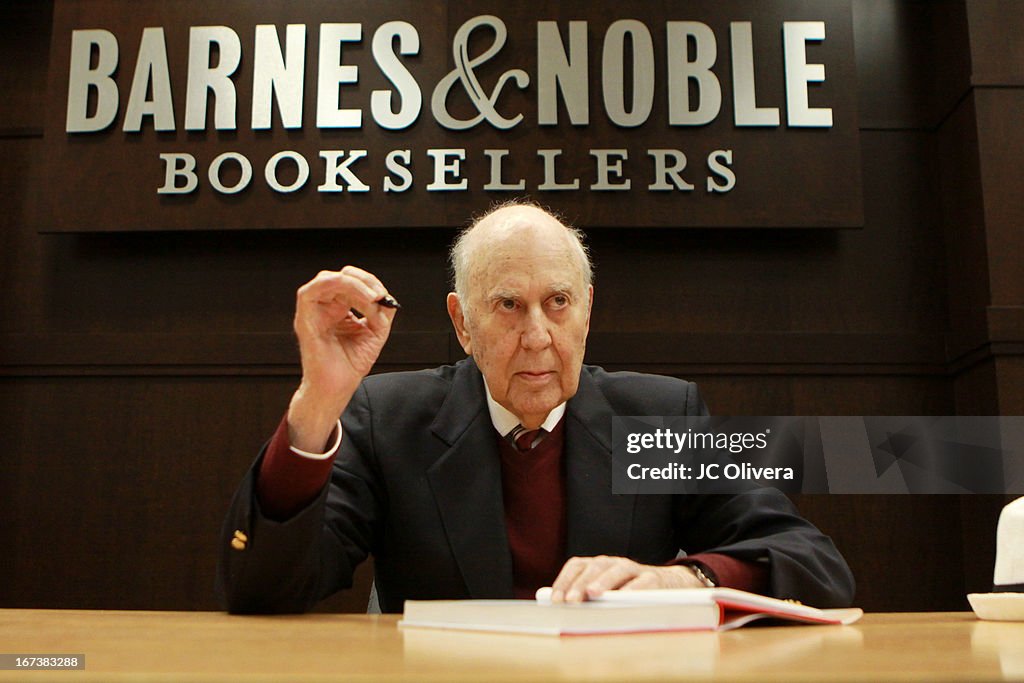 Carl Reiner Signs Copies Of His Memoir "I Remember Me"