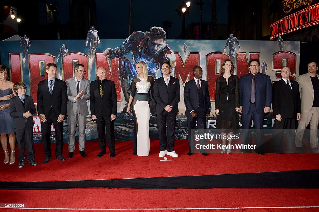 Premiere Of Walt Disney Pictures' "Iron Man 3" - Red Carpet