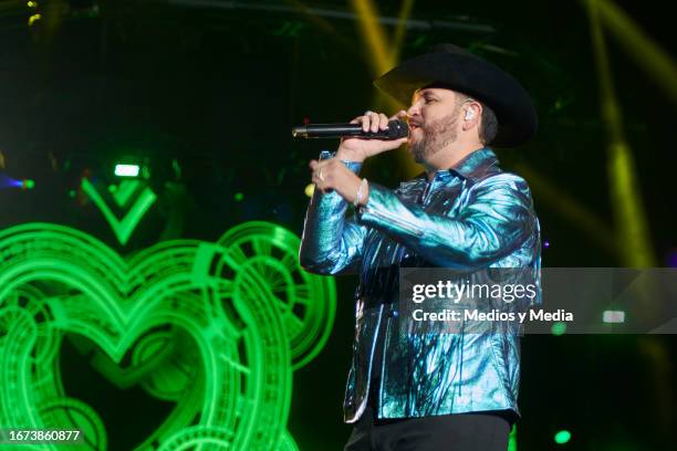 Singer Eden Muñoz performs during the day 2 of the ARRE Fest 2023 at Foro Sol on September 10, 2023 in Mexico City, Mexico.