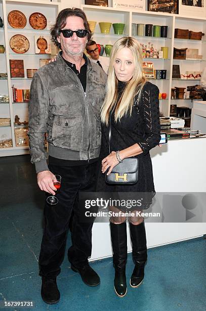 Jeffery Levy and Pamela Skaist-Levy attend Director's Circle Celebrates Wear LACMA, Sponsored By NET-A-PORTER And W at LACMA on April 24, 2013 in Los...