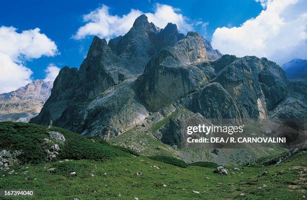 Cima Ombretta , Marmolada Group, Dolomites , Trentino-Alto Adige, Italy.