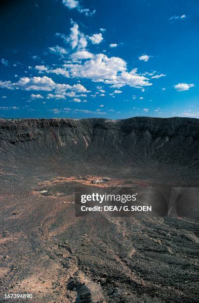 Meteor Crater, crater caused by a meteorite, Arizona, United States.