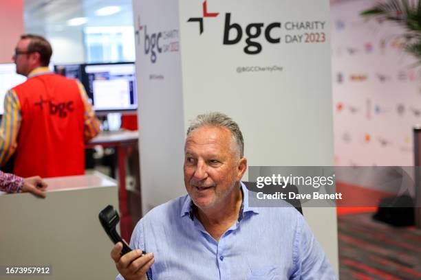 Ian Botham attends the BGC Group Charity Day on behalf of Beefy's Charity Foundation, raising millions for good causes in memory of BGC's colleagues...