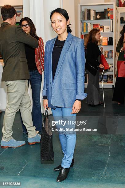 Esther Kim attends Director's Circle Celebrates Wear LACMA, Sponsored By NET-A-PORTER And W at LACMA on April 24, 2013 in Los Angeles, California.