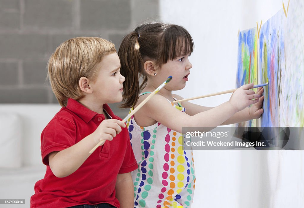 Painting kids