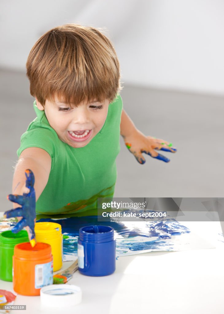 Encouraging the young painter